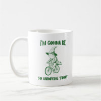 Funny Frog Wizard Riding A Bicycle Sarcastic Quote