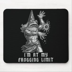 Funny Frogging Limit Frog Wizard Rage Mouse Pad