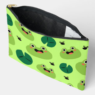 Funny frogs accessory pouch