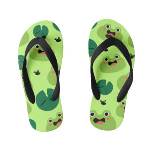 Funny frogs kid's thongs