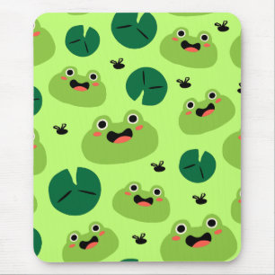 Funny frogs mouse pad