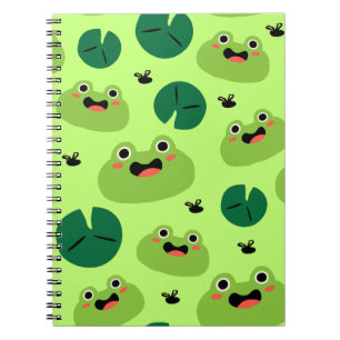 Funny frogs notebook