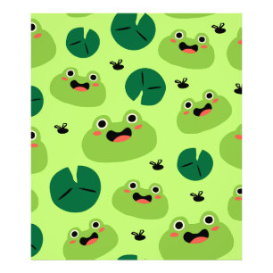 Funny frogs photo print
