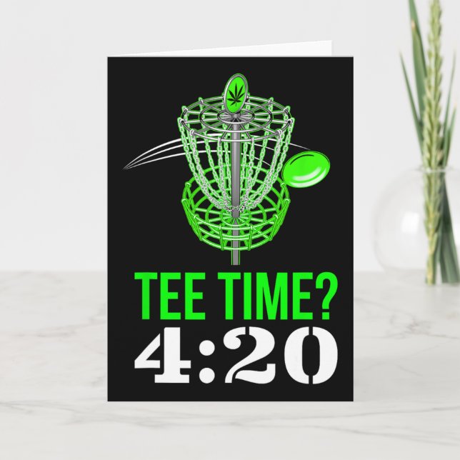 Funny Frolf Shirt - Frisbee Golf T Shirt - Tee Tim Card (Front)
