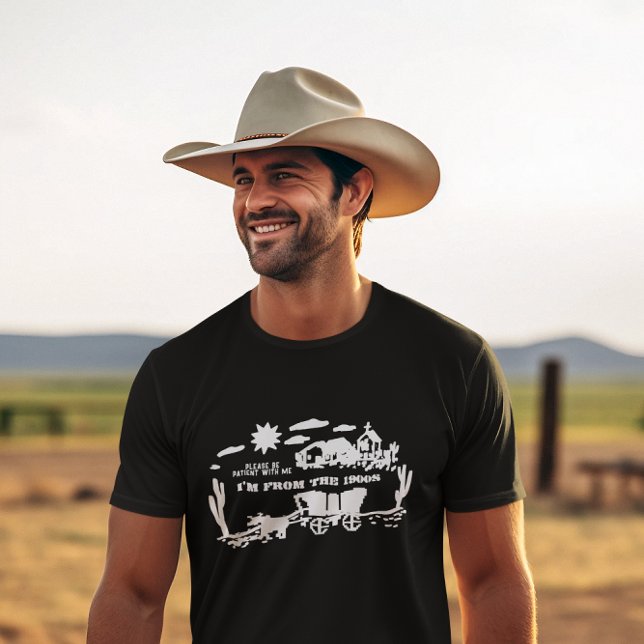 Funny "From the 1900s" Cart & Oxen T-Shirt (Creator Uploaded)