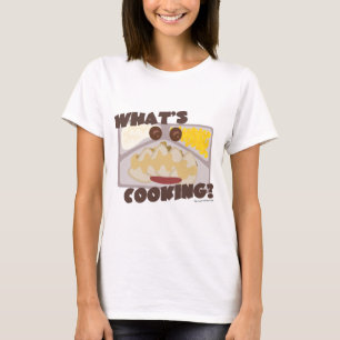 Funny Frozen Food Dinner Cooking Cartoon Slogan T-Shirt