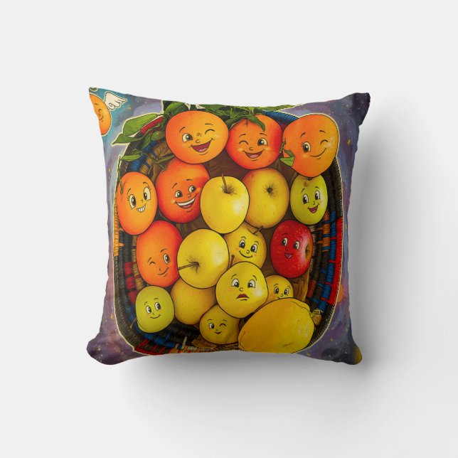 FUNNY FRUIT DESIGN  CUSHION (Front)
