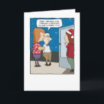 Funny Fruitcake Murray Christmas Holiday Card<br><div class="desc">Here's a cute and funny cartoon Christmas card that wishes everyone a Murray Little Christmas. And who doesn't like a little fruitcake?

Thanks for choosing this original design by © Chuck Ingwersen. I post cartoons on Instagram: https://www.instagram.com/captainscratchy</div>