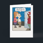 Funny Fruitcake Murray Christmas Holiday Card<br><div class="desc">Here's a cute and funny cartoon Christmas card that wishes everyone a Murray Little Christmas. And who doesn't like a little fruitcake?

Thanks for choosing this original design by © Chuck Ingwersen. I post cartoons on Instagram: https://www.instagram.com/captainscratchy</div>
