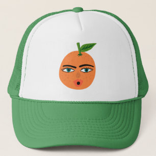 Funny Fruits Orange Citrus Trucker Hat