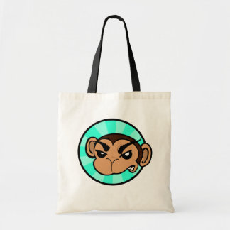 FUNNY FRUSTRATED MONKEY TOTE BAG