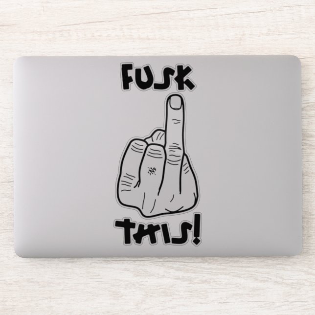 Funny frustration expression (fake f-bomb) v1 (Computer)