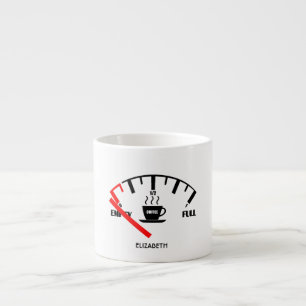 Funny Fuel Gauge Coffee Mug Time To Get Coffee