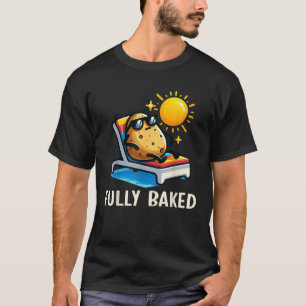 Funny Fully Baked Potato Graphic For Kids  T-Shirt