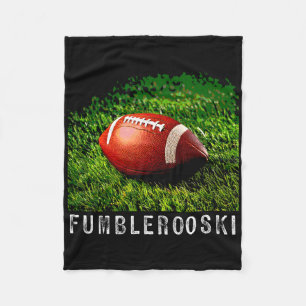 Funny Fumblerooski Football Is Life Athlete Sport Fleece Blanket
