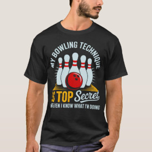 Funny Fun Bowling Tee For Players And Bowlers