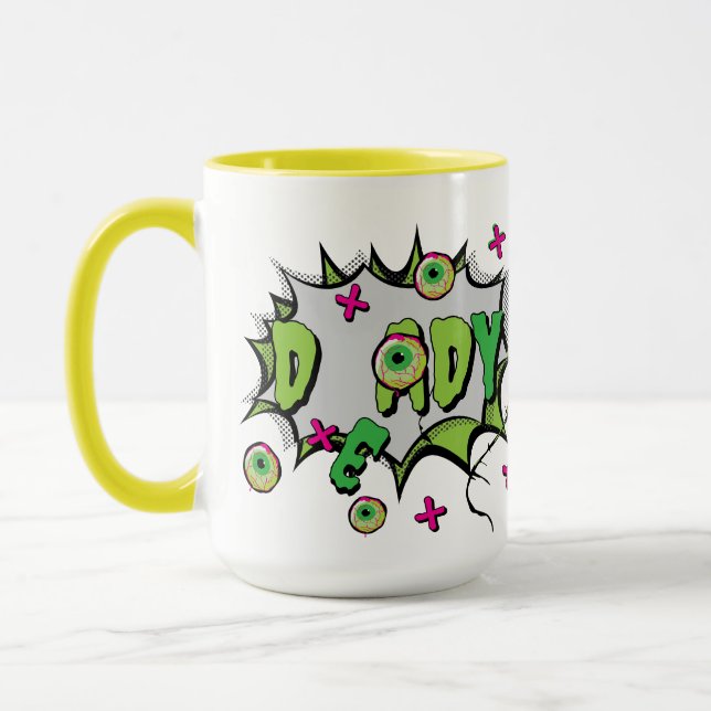 Funny Fun DeADy Pop Art  Mug (Left)