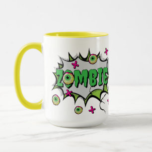 Funny Fun Zombie Pop Art  Mug