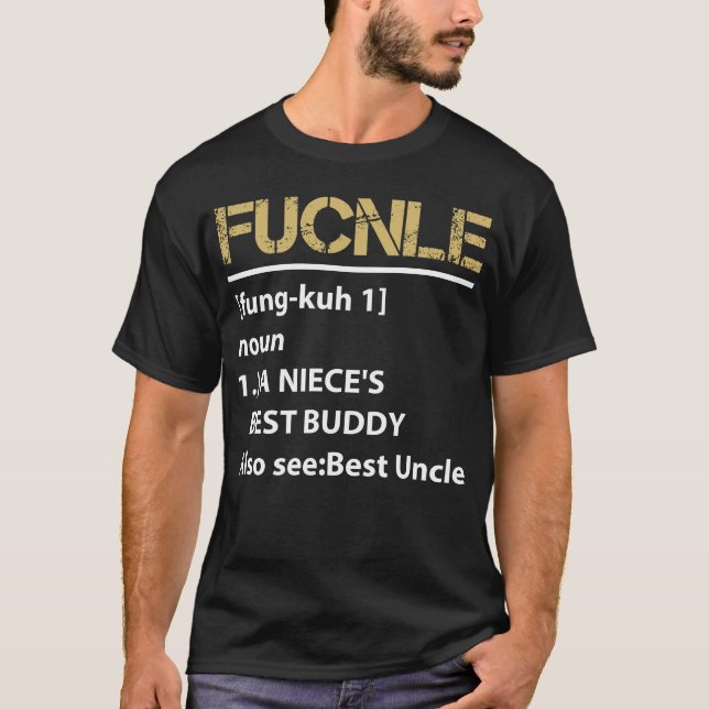Funny Funcle definition Men's uncle T-Shirt (Front)