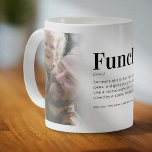 Funny Funcle Definition Uncle Photo Coffee Mug<br><div class="desc">A perfect gift for a fun uncle featuring 2 family photos of the kid(s),  and a cool definition term of the word Funcle that can easily be personalised.</div>