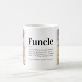 Funny Funcle Definition Uncle Photo Coffee Mug (Center)