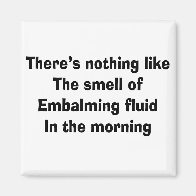 Funny Funeral Director Gifts Magnet (Front)