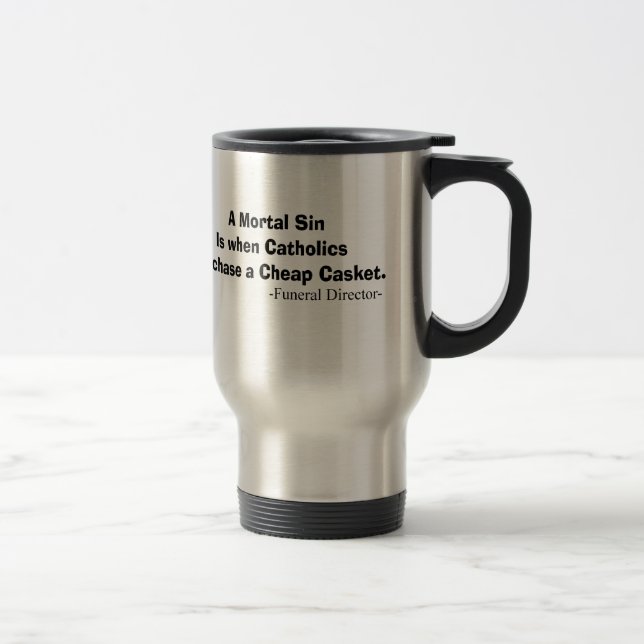 Funny Funeral Director Gifts Travel Mug (Right)