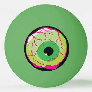 Funny Funky Zombie Eyeball Beer or  Ping Pong Ball