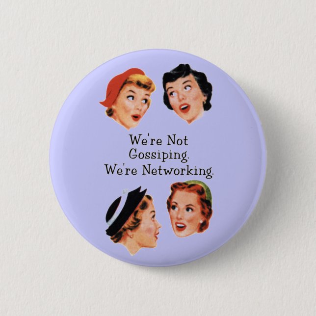 Funny Funny Ladies 6 Cm Round Badge (Front)