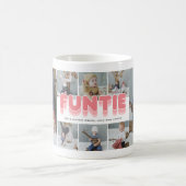 Funny Funtie Auntie Photo Collage Coffee Mug (Center)
