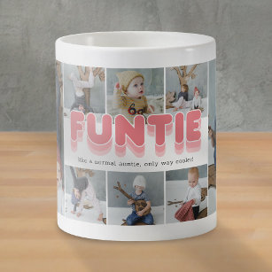 Funny Funtie Auntie Photo Collage Coffee Mug