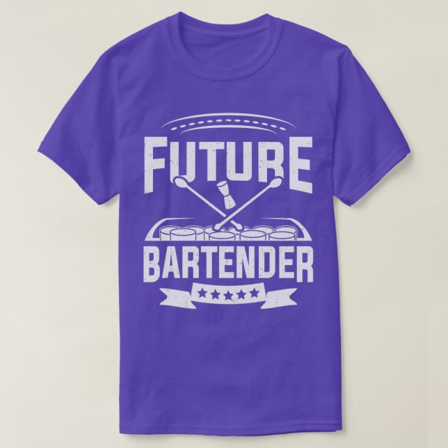 Funny Future Bartender Kids Bartending Gift T-Shirt (Design Front)