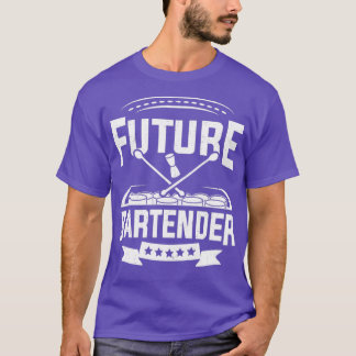 Funny Future Bartender Kids Bartending Gift T-Shirt