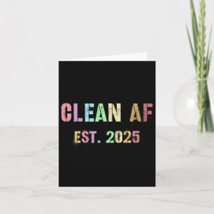 Funny Future Clean Af Est 2025 Grilling Clean Prin Card