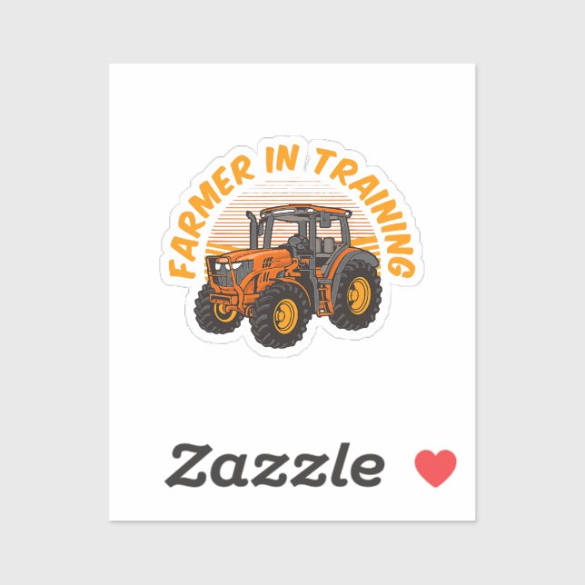 Funny Future Farmer In Training Tractor Farming (Sheet)