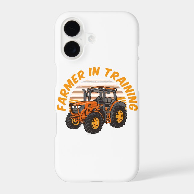Funny Future Farmer In Training Tractor Farming (Back)