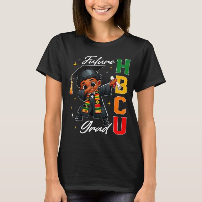 Funny Future Hbcu Graduate Black History T-Shirt (Front)