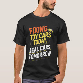 Funny Future Mechanic for Car Loving Kids Toddler T-Shirt