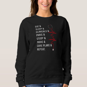 Funny Future Nurse Nursery School Nurse Raglan Sweatshirt