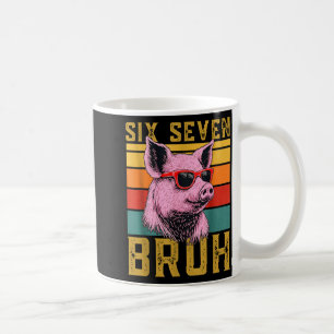 Funny G 67 6 7 Six Seven Meme Animal Retro Design  Coffee Mug