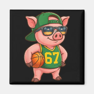 Funny G Basketball 67 Gen Alpha Slang Srts Men Boy Magnet