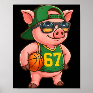 Funny G Basketball 67 Gen Alpha Slang Srts Men Boy Poster
