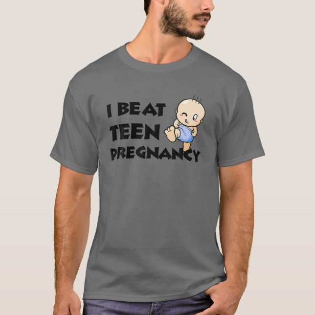 Funny Gag 20 Year Old College Student I Beat Teen T-Shirt (Front)