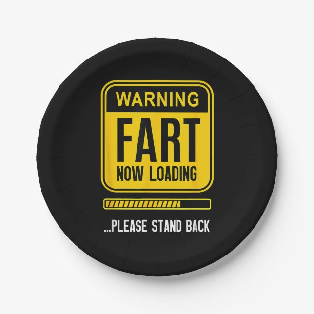 Funny Gag Paper Plate (Front)