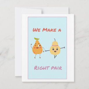 Funny Galentines Card and Cute Besties Pun 
