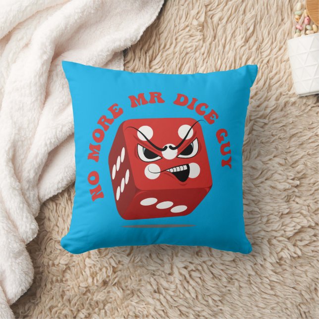 Funny Gambling Craps Dice Joke Cushion (Blanket)