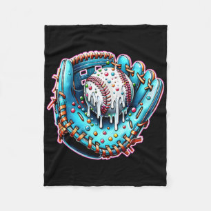 Funny Game Day Sell Drip Cute Ice Cream Respect Th Fleece Blanket