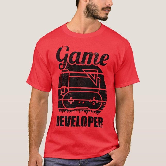 Funny Game Developer family T-Shirt (Front)
