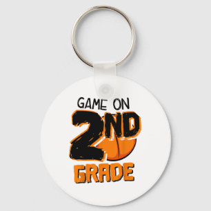 Funny Game On 2nd Grade Sketll First Day Of School Key Ring