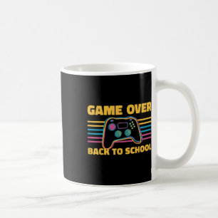 Funny Game Over Back To School For Teacher Student Coffee Mug